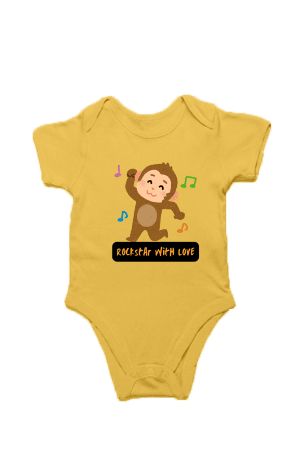 Baby Romper Half Sleeves | Monkey – TOS12 -Monkey04 - Image 2