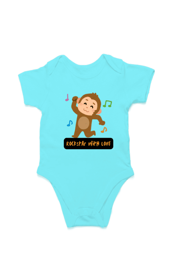 Baby Romper Half Sleeves | Monkey – TOS12 -Monkey04 - Image 3