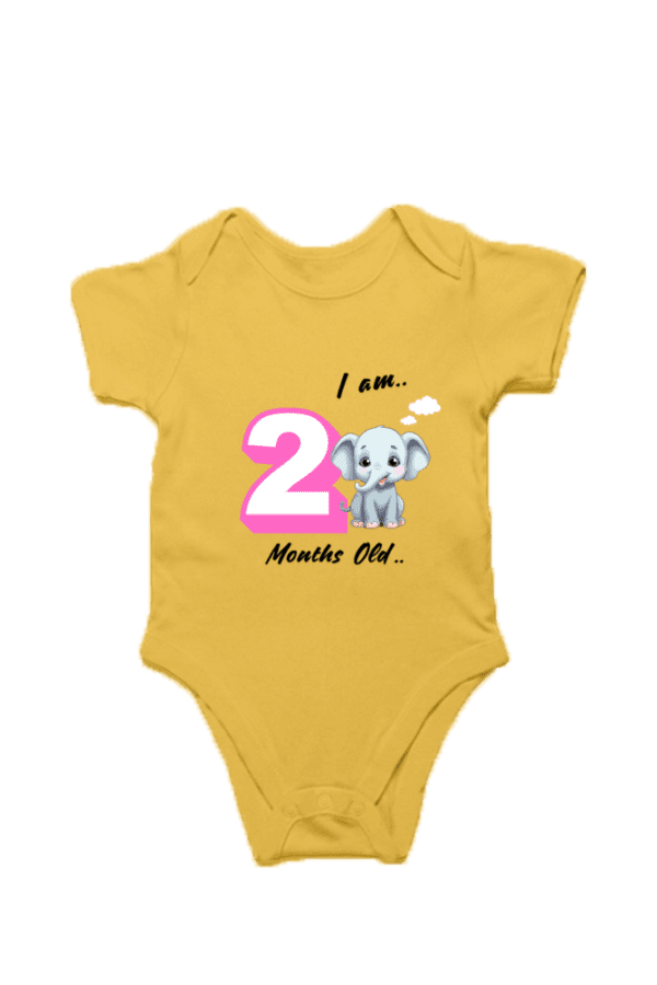 Baby 2 Month Romper Half Sleeves – TOS7 - Image 3
