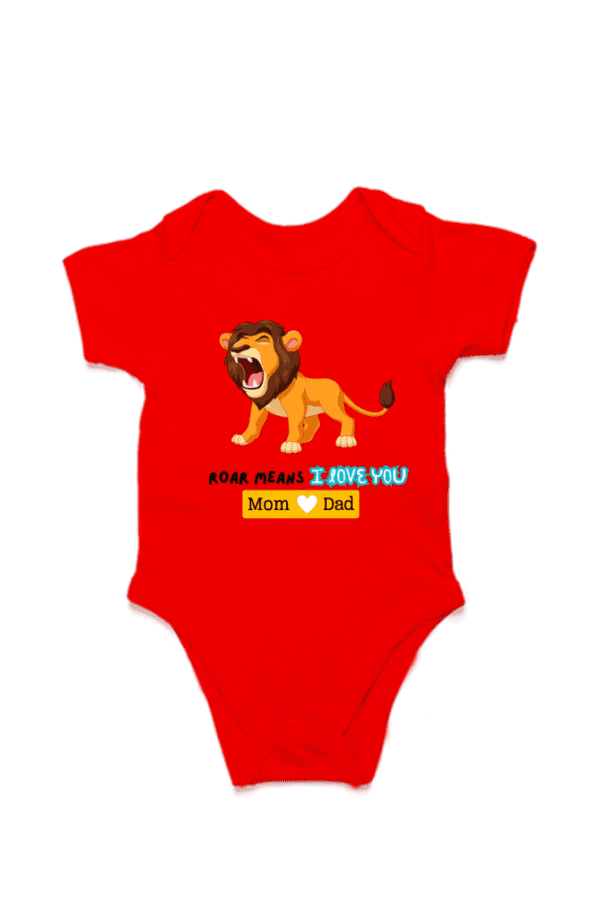 Baby Romper Half Sleeves | Lion – TOS11 -Lion03