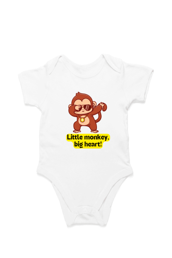 Baby Romper Half Sleeves | Monkey – TOS12 -Monkey01 - Image 4