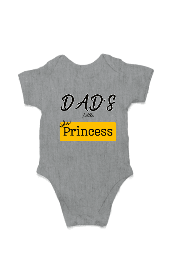 Baby Romper Half Sleeves | Dad's Little Princess – TOS16 -DAD03 - Image 4