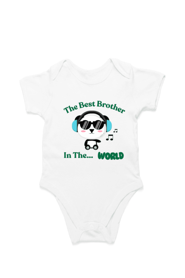 Baby Romper Half Sleeves | Best Brother – TOS17 -BS03 - Image 2