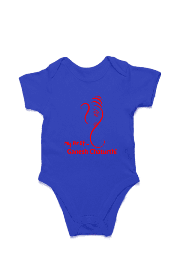 Baby Romper Half Sleeves | Sri Ganesh– TOS10 -GAN02 - Image 2