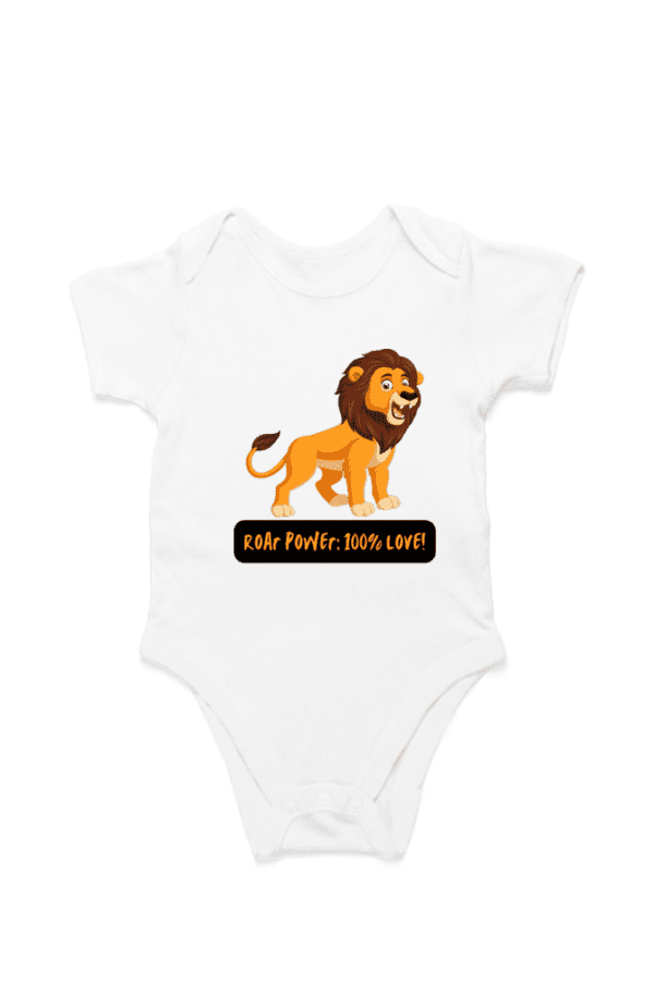 Baby Romper Half Sleeves | Lion – TOS11 -Lion04 - Image 4