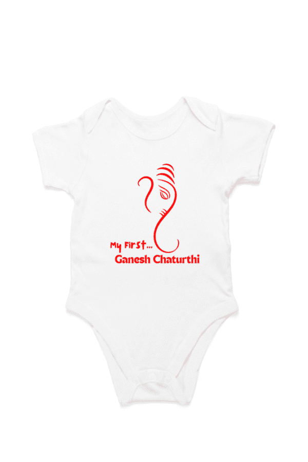 Baby Romper Half Sleeves | Sri Ganesh– TOS10 -GAN02 - Image 5