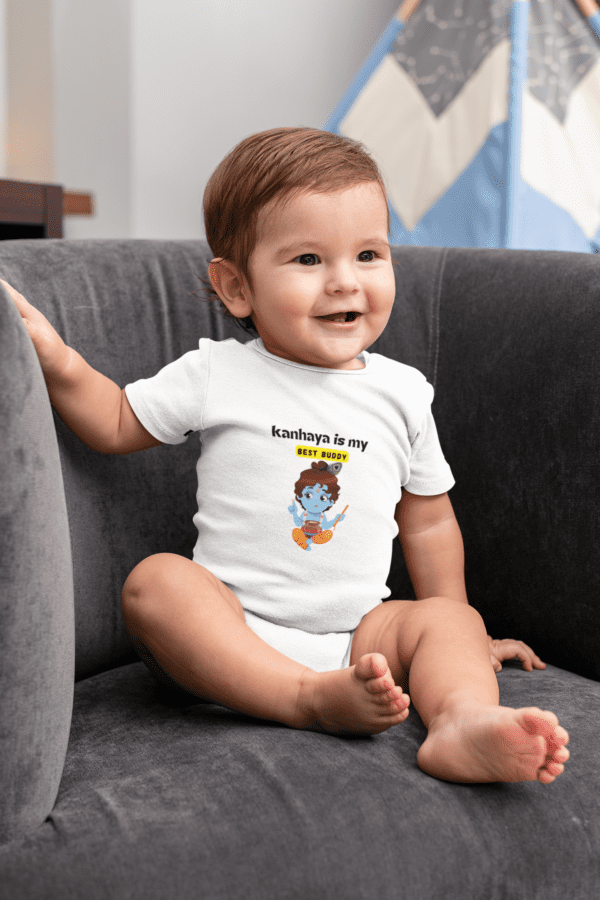 Baby Romper Half Sleeves | Sri Krishna – TOS9 -KRI10 - Image 5