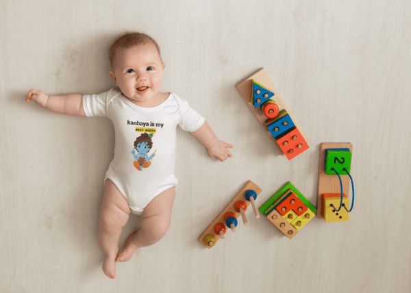 Baby Romper Half Sleeves | Sri Krishna – TOS9 -KRI10 - Image 6