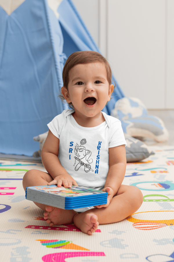 Baby Romper Half Sleeves | Sri Krishna – TOS9 -KRI4 - Image 6