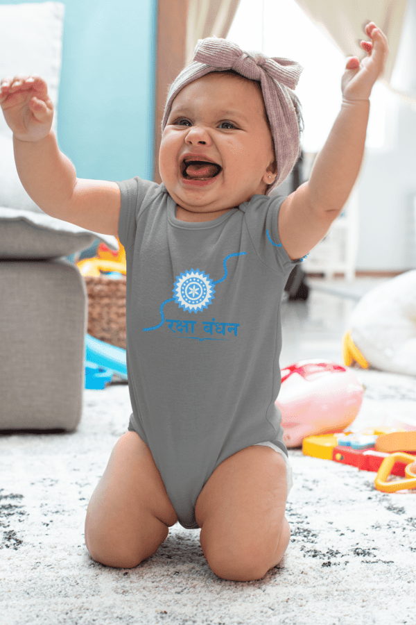 Baby Romper Half Sleeves | Rakhi – TOS18 -Rakhi05 - Image 7
