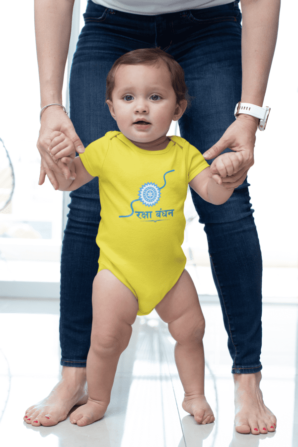 Baby Romper Half Sleeves | Rakhi – TOS18 -Rakhi05 - Image 8