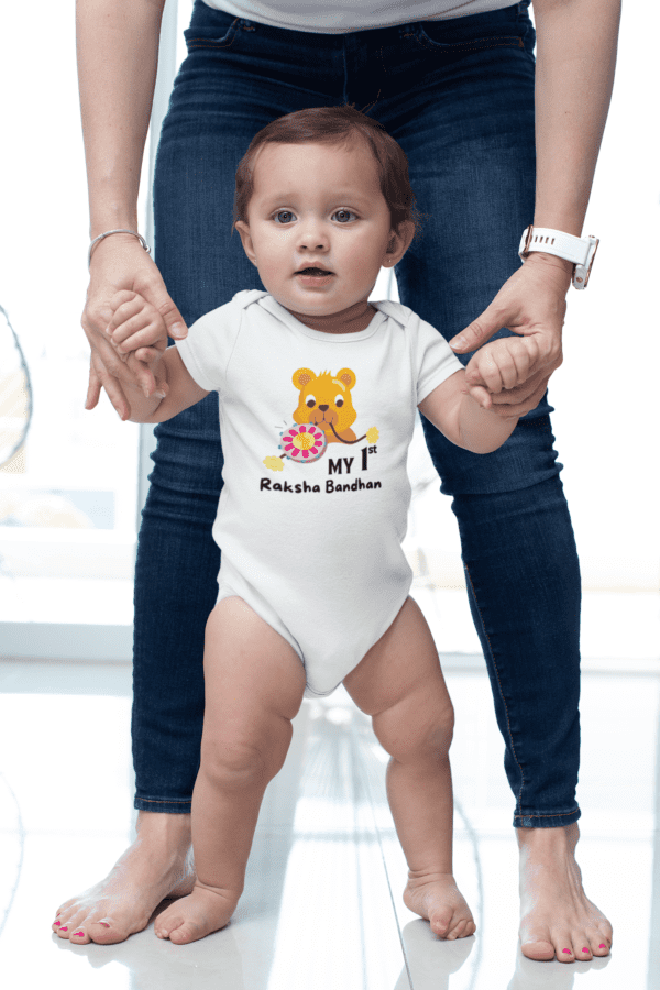Baby Romper Half Sleeves | Rakhi – TOS18 -Rakhi01 - Image 6