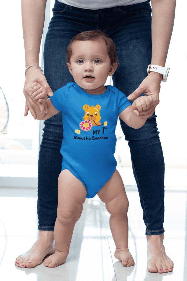 Baby Romper Half Sleeves | Rakhi – TOS18 -Rakhi01 - Image 8