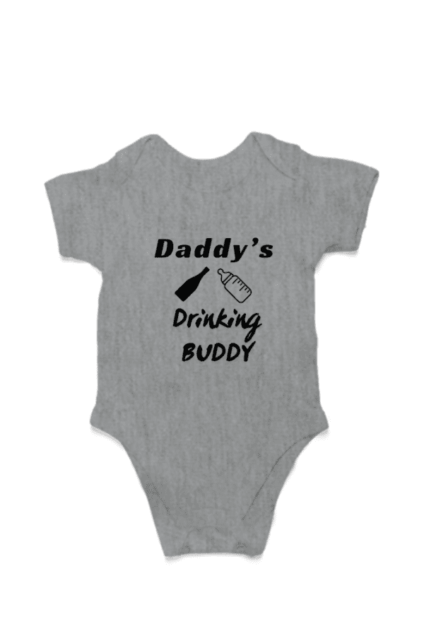 Baby Romper Half Sleeves | Dad's Drinking Buddy – TOS16 -DAD11 - Image 6
