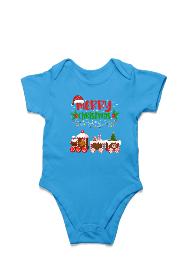 Merry Christmas Baby Romper Half Sleeves | TOS-22-CH05