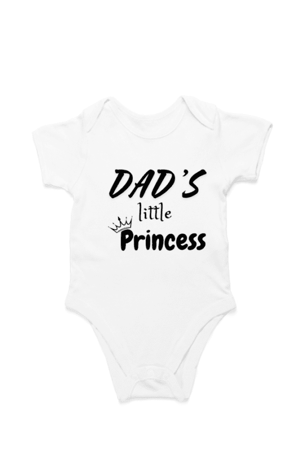 Baby Romper Half Sleeves | Dady's little Princess – TOS16 -DAD14 - Image 7