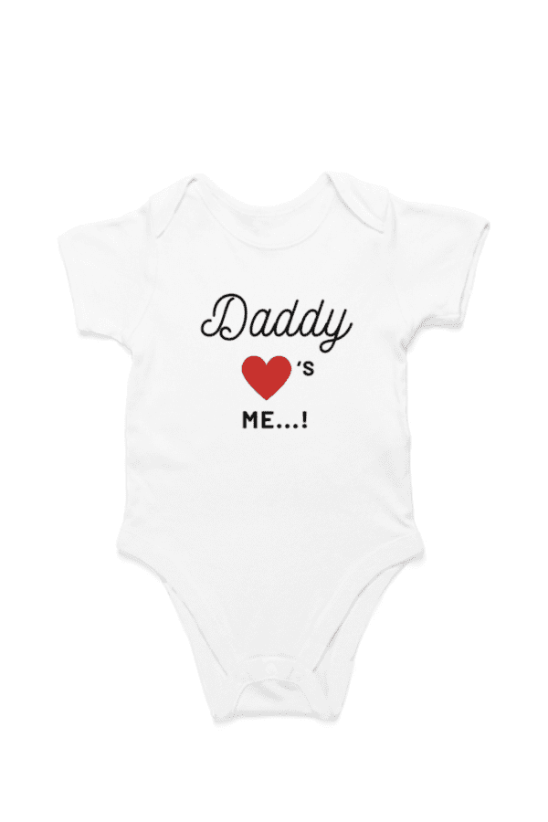 Daddy Loves Me Romper - TOS16 -DAD23 - Image 9