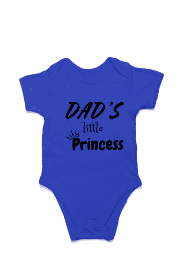 Baby Romper Half Sleeves | Dady's little Princess – TOS16 -DAD14 - Image 3