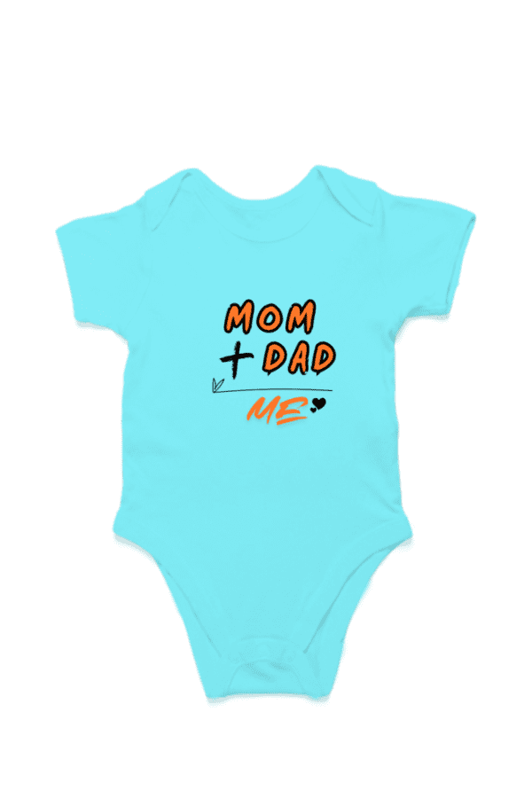 Baby Romper Half Sleeves | Mom Dad Me – TOS16 -DAD08 - Image 4