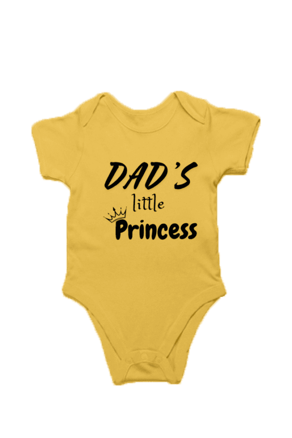 Baby Romper Half Sleeves | Dady's little Princess – TOS16 -DAD14 - Image 4