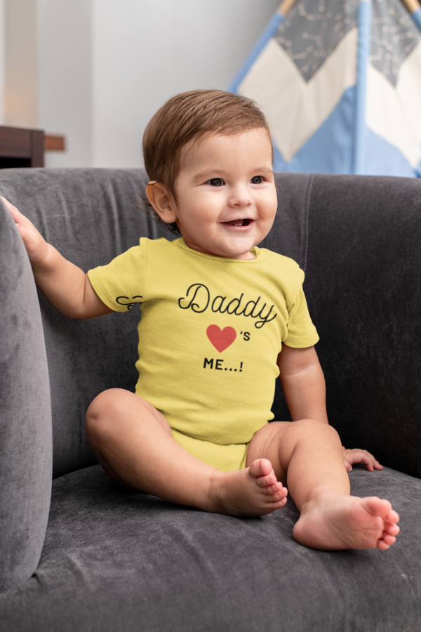 Daddy Loves Me Romper - TOS16 -DAD23 - Image 4
